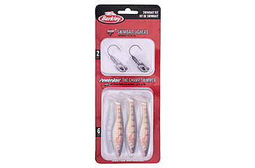 Image of Berkley PowerBait The Champ Swimmer Kit, 3.8in, 8 Pack, HD Yellow Perch and HD Bluegill, 1632052