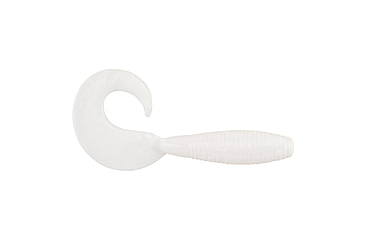 Image of Berkley PowerBaits Power Grubs Grub, 10, 4in, White, 1478944
