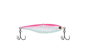 Image of Berkley Vibrato Saltwater Hard Bait, Metal Jig, Pinkescent, 10, 1548006