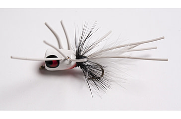 Image of Betts Pop n Hot Fly Popper, White, Size 8, 1201-8-1