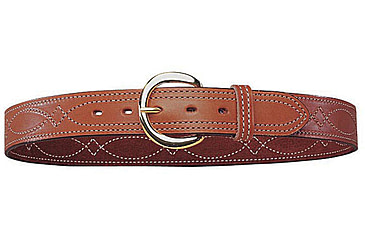 Image of Bianchi B12 Reversible Sport Stitched Belt - Plain Tan/Suede, Brass, Waist Size 32in, 12868