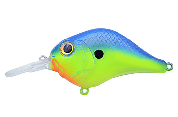 Image of Bill Lewis MR 6 Soft Bait, 1, 2.25 -- 2.25in, Blue Chartreuse, BLF-6MR600