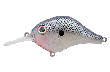 Image of Bill Lewis MR 6 Soft Bait, 1, 2.25 -- 2.25in, Silver Sparkle, BLF-6MR836