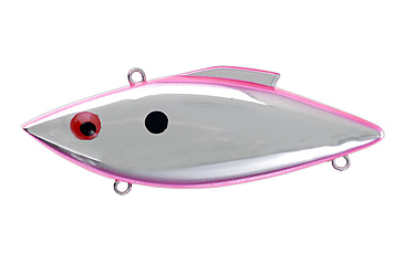 Image of Bill Lewis Mag-Trap Hard Bait, Pink Chrome - Saltwater, 3/4 oz, BLF-MG142S