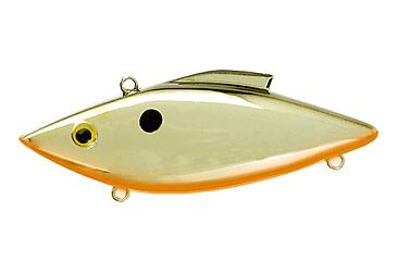 Image of Bill Lewis Tiny-Trap Hard Bait, Gold Black with Orange Belly, 1/8 oz, BLF-TT281