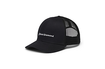 Image of Black Diamond BD Trucker Hat, Black/Black/BD Wordmark, AP7230459509ALL1