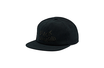 Image of Black Diamond BD Washed Cap, Black/Black Wavy, One Size, AP7230299098ALL1