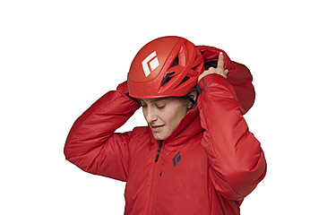 Image of Black Diamond Belay Parka - Womens, Coral Red, Large, AP7440136050LRG1