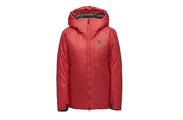 Image of Black Diamond Belay Parka - Womens, Coral Red, Large, AP7440136050LRG1
