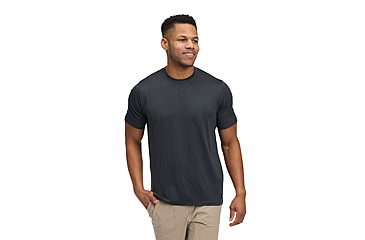 Image of Black Diamond Circuit Short Sleeve Tee - Mens, Black, Large, AP7520160002LRG1