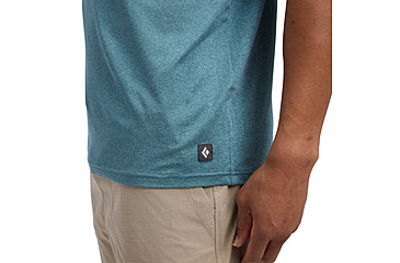 Image of Black Diamond Circuit Short Sleeve Tee - Mens, Creek Blue, Large, AP7520164064LRG1