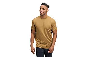 Image of Black Diamond Circuit Short Sleeve Tee - Mens, Flax, Medium, AP7520162021MED1