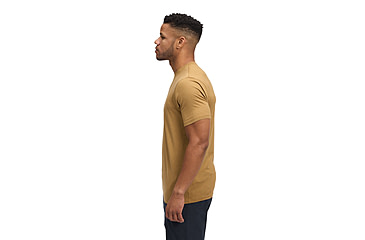 Image of Black Diamond Circuit Short Sleeve Tee - Mens, Flax, Medium, AP7520162021MED1