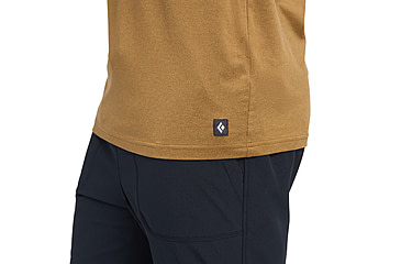 Image of Black Diamond Circuit Short Sleeve Tee - Mens, Flax, Medium, AP7520162021MED1