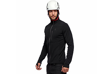 Image of Black Diamond Coefficient Fleece Hoody - Mens, Black, Medium, AP7440200002MED1