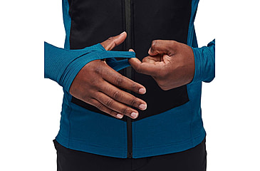 Image of Black Diamond Coefficient LT Hybrid Hoody - Mens, Kingfisher/Black, Large, AP7440519038LRG1