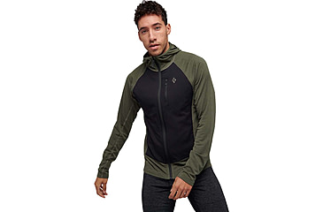 Image of Black Diamond Coefficient LT Hybrid Hoody - Mens, Tundra/Black, Large, AP7440519116LRG1