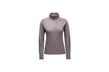 Image of Black Diamond Coefficient LT Quarter Zip Pullover - Womens, Dark Mauve, Large, AP7600276048LRG1