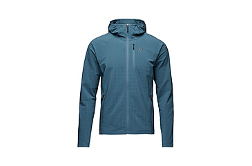 Image of Black Diamond Coefficient Storm FZ Hoody - Mens, Creek Blue, Large, AP7440184064LRG1