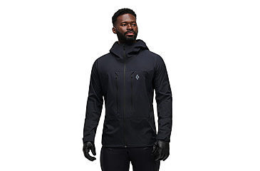 Image of Black Diamond Dawn Patrol Hybrid Shell - Mens, Black, Large, AP7470050002LRG1