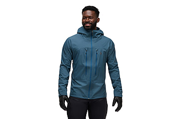 Image of Black Diamond Dawn Patrol Hybrid Shell - Mens, Midnight Blue, Extra Large, AP7470054034XLG1