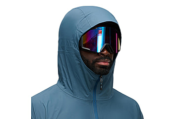 Image of Black Diamond Dawn Patrol Hybrid Shell - Mens, Midnight Blue, Extra Large, AP7470054034XLG1