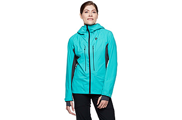 Image of Black Diamond Dawn Patrol Hybrid Shell Jacket - Women's, Dark Patina, Small, AP7450054050SML1