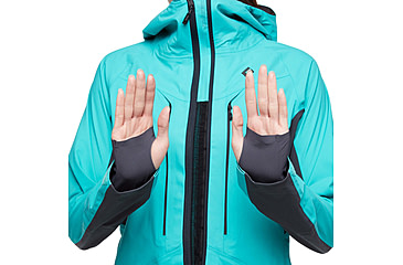 Image of Black Diamond Dawn Patrol Hybrid Shell Jacket - Women's, Dark Patina, Small, AP7450054050SML1