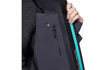 Image of Black Diamond Dawn Patrol Hybrid Shell Jacket - Women's, Dark Patina, Small, AP7450054050SML1