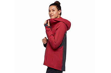 Image of Black Diamond Dawn Patrol Hybrid Shell Jacket - Women's, Wild Rose, Large, AP7450056012LRG1
