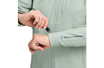 Image of Black Diamond Dawn Patrol Softshell - Womens, Agave, Medium, AP7470073061MED1