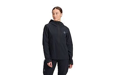 Image of Black Diamond Dawn Patrol Softshell - Womens, Black, Medium, AP7470070002MED1
