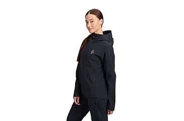 Image of Black Diamond Dawn Patrol Softshell - Womens, Black, Medium, AP7470070002MED1
