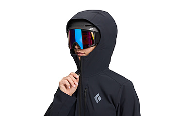 Image of Black Diamond Dawn Patrol Softshell - Womens, Black, Medium, AP7470070002MED1