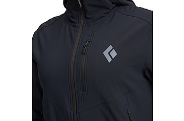 Image of Black Diamond Dawn Patrol Softshell - Womens, Black, Medium, AP7470070002MED1