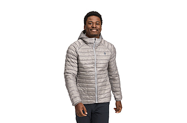 Image of Black Diamond Deploy Down 0.5 Full Zip Hoody - Mens, Pewter, Small, AP7460081016SML1