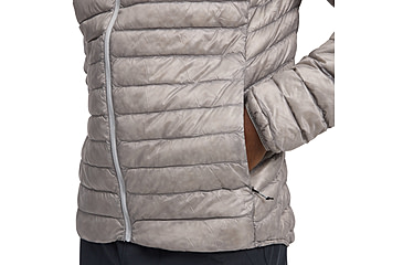 Image of Black Diamond Deploy Down 0.5 Full Zip Hoody - Mens, Pewter, Small, AP7460081016SML1