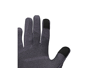 Image of Black Diamond Deploy Wind Hood Gloves, Carbon/Glacier, Large, BD8017429642LRG1