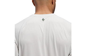 Image of Black Diamond Distance Short Sleeve Tech Tee - Mens, Alloy, Medium, AP7520061000MED1