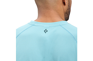 Image of Black Diamond Distance Short Sleeve Tech Tee - Mens, Glacier, Small, AP7520064072SML1