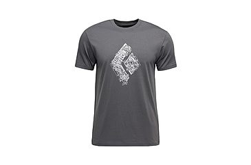 Image of Black Diamond Engineered Diamond Short Sleeve Tee - Mens, Anthracite, Medium, AP7524720001MED1