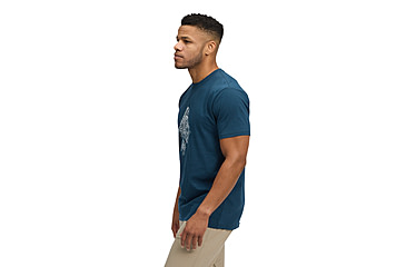 Image of Black Diamond Engineered Diamond Short Sleeve Tee - Mens, Indigo, Medium, AP7524724013MED1