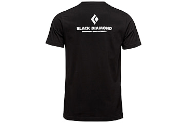 Image of Black Diamond Equipment For Alpinist Short Sleeve T-Shirt - Mens, Black, Extra Small, APYL4X0002XSM1