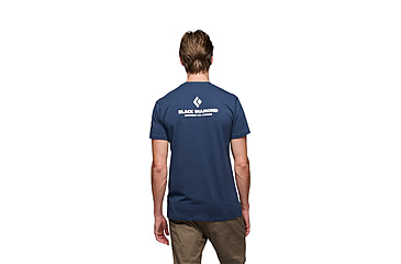 Image of Black Diamond Equipment For Alpinist Short Sleeve T-Shirt - Mens, Indigo, Extra Large, APYL4X4013XLG1
