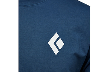 Image of Black Diamond Equipment For Alpinist Short Sleeve T-Shirt - Mens, Indigo, Extra Large, APYL4X4013XLG1