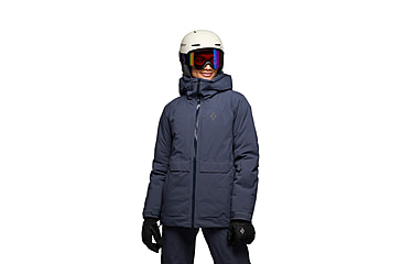Image of Black Diamond Factor Insulated Parka - Womens, Charcoal, Extra Large, AP7461070038XLG1