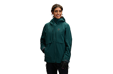 Image of Black Diamond Factor Shell - Womens, Deep Woods, Small, AP7461083062SML1
