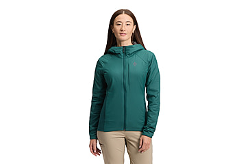 Image of Black Diamond First Light 1.0 Stretch Hoody - Womens, Deep Woods, Large, AP7522663062LRG1