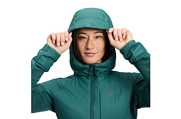 Image of Black Diamond First Light 1.0 Stretch Hoody - Womens, Deep Woods, Large, AP7522663062LRG1