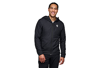 Image of Black Diamond First Light Hybrid Hoody - Mens, Black, Extra Large, AP7522650002XLG1